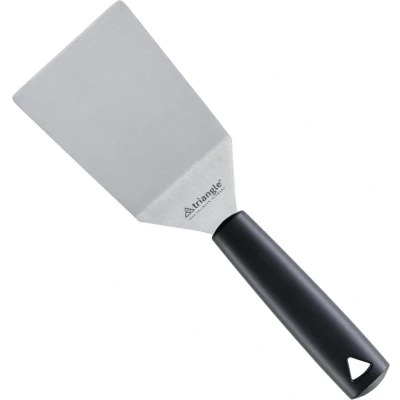 Afbeelding van Triangle Paletmes met Ergonomische Knik 12 cm Breed RVS Ophangsysteem Zwart