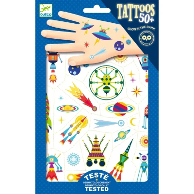 Afbeelding van Djeco tattoos ruimtevaart