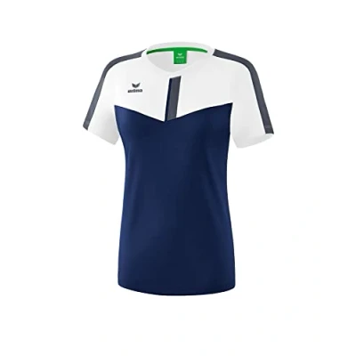 Afbeelding van Squad T shirt dames wit/new navy/slate grey / 44