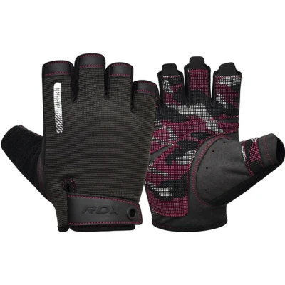 Afbeelding van RDX Sports Gym Gloves T2 Half Finger Grijs Kunststof