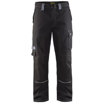 Image de Pantalon retardant flamme noir/gris