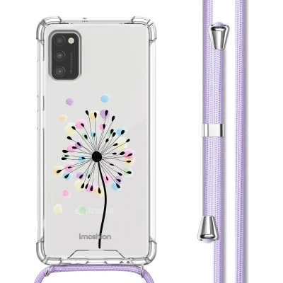Afbeelding van imoshion Design hoesje met koord voor de Samsung Galaxy A41 Sandstone Dandelion