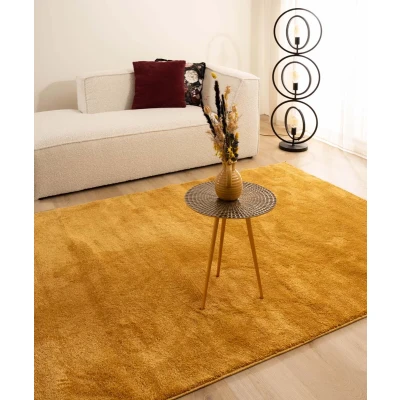 Afbeelding van Velours Tapijt/Vloerkleed Flair Goud 300x400 Cm