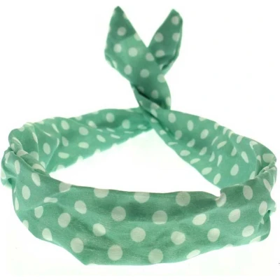 Afbeelding van Zac&#039;s Alter Ego Ijzerdraad haarband Polka Dot Groen