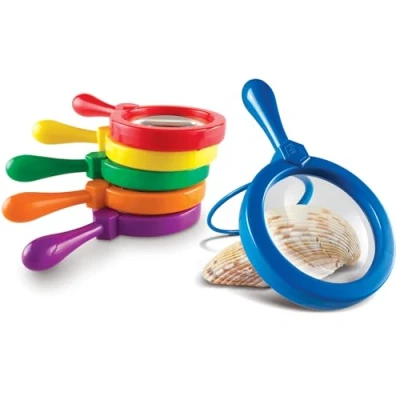 Afbeelding van Learning Resources Enorme loepen (set van 6), 17,3 x 15,5 17,1