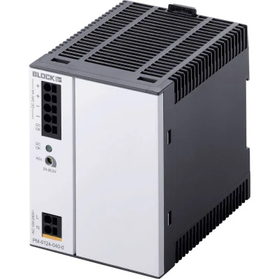 Afbeelding van Block PM 0124 040 0 DIN rail netvoeding 24 V/DC 4 A 96 W Aantal uitgangen: 1 x Inhoud: stuk(s)