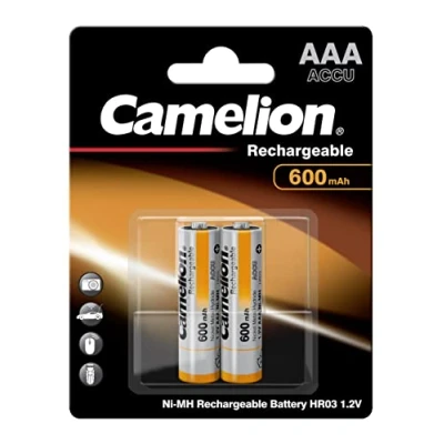 Afbeelding van Camelion NH AAA600 BP2 Oplaadbare batterij Nikkel Metaalhydride (NiMH)