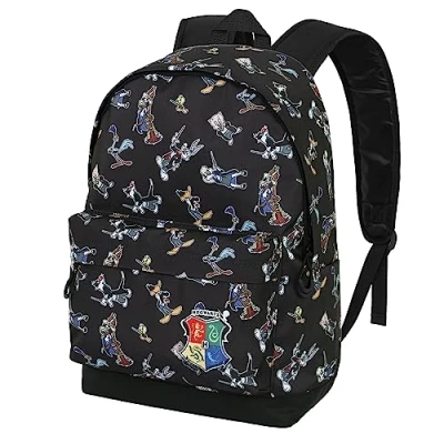 Afbeelding van Karactermania Looney Tunes Harry HS FAN 2.0 Rugzak Backpack met trolley bevestiging Zwart