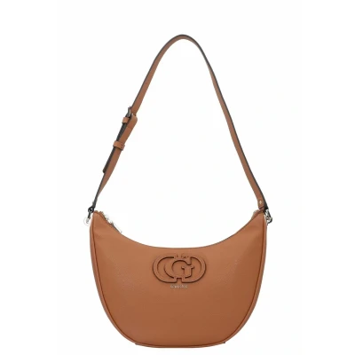 Afbeelding van GUESS Schoudertas Calebra Hobo Shoulder Bag Cognac Bruine
