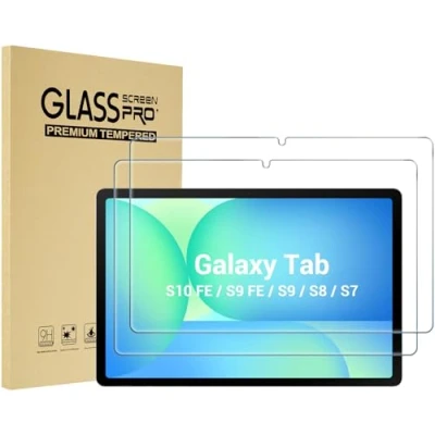 Afbeelding van ProCase 2 stuks displaybeschermfolie voor Galaxy Tab S10 2024/Tab S9 FE 11 inch/S9 2023/Tab S8 2022/Tab S7 2020 inch, van gehard glas