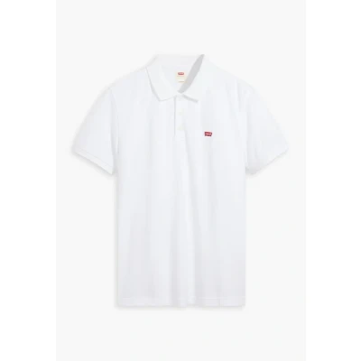 Afbeelding van Levi&#039;s heren Regular fit polo van piqué katoen in de kleur Wit, maat: XXL