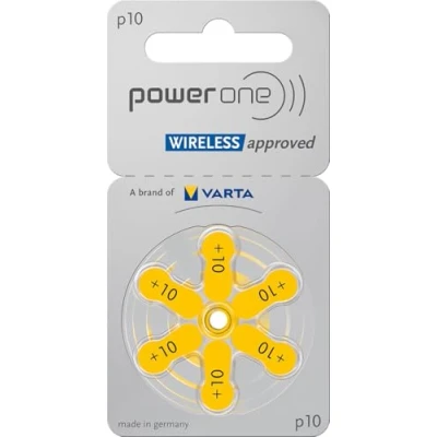 Afbeelding van Powerone Hearing Aid Zinc Air P10 blister 6
