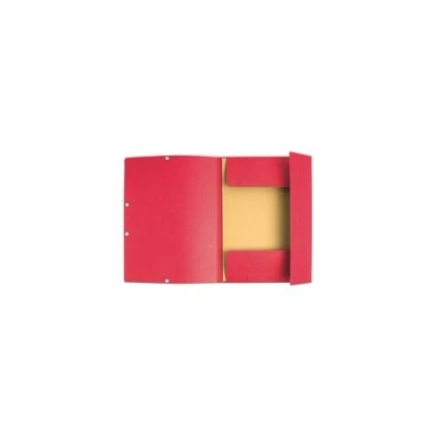 Image de Chemises 3 rabats élastiques 400g rouge x 25