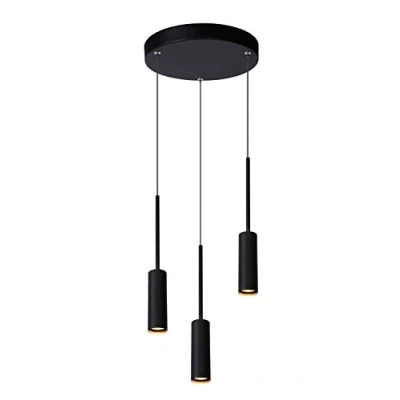 Afbeelding van Lucide TUBULE Hanglamp 3xGeïntegreerde LED Zwart