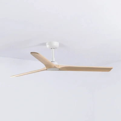 Afbeelding van Plafondventilator Heywood M, DC wit/hout licht