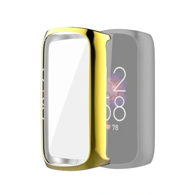 Afbeelding van Fitbit Luxe TPU case (volledig beschermd) Goud Optimale bescherming voor jouw