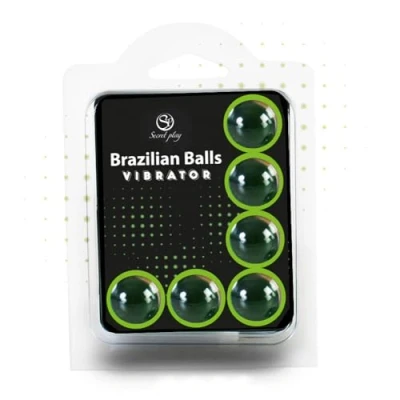 Afbeelding van Secret Play Brazilian Balls Massageolie Vibrerend 6 Stuks