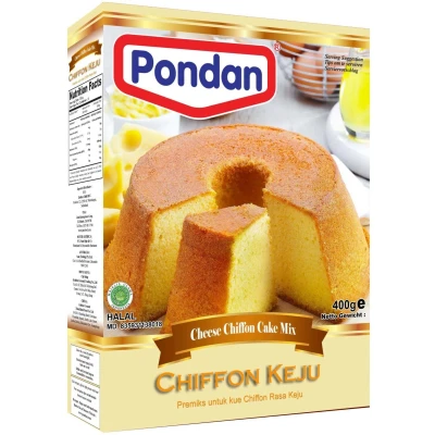 Afbeelding van Pondan unifood Cakemix Cheese Chiffon 400 g