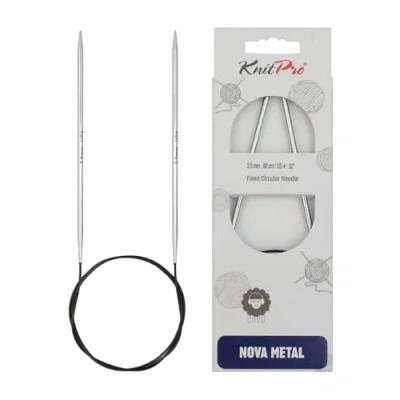 Afbeelding van KnitPro Nova Metal rondbreinaalden 100cm 3.50mm.