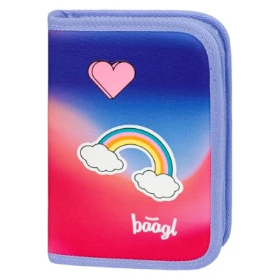 Afbeelding van Baagl Pennenetui voor jongens en meisjes, schooltas, pennenetui, schooletui, Hippie,