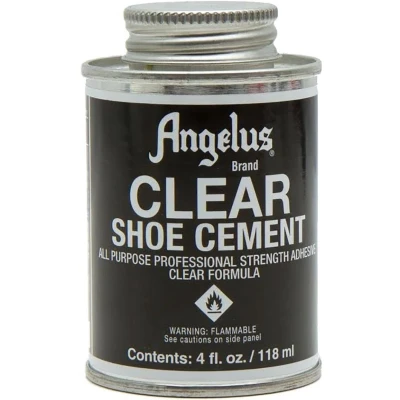 Afbeelding van Angelus Clear Shoe Cement schoenen lijm professionele sterkte transparant 118 ml