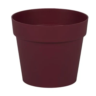 Afbeelding van EDA Ronde Toscaanse bloempot Ø 14 cm volume 1,1 l 13,5 x H 11,7 bordeauxrood