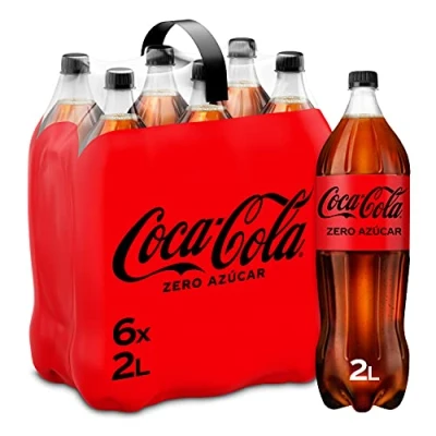 Afbeelding van Coca Cola Zero Sucre 6 flessen van 2 liter