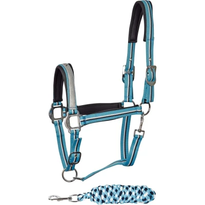 Afbeelding van Harry&#039;s Horse Halsterset Mare Lichtblauw Cob