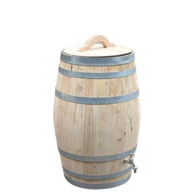 Afbeelding van Regenton 100 liter nieuw met verchroomde kraan losse deksel handvat Vatenhandel Stijf