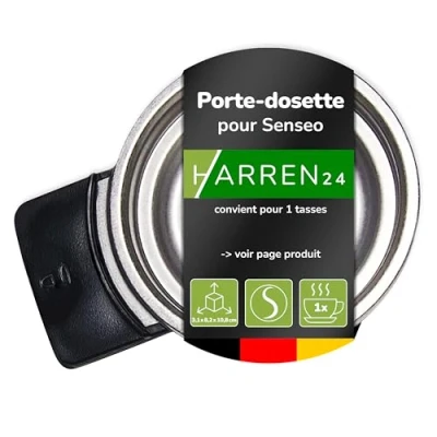 Afbeelding van Harren24 CRP100/01 padhouder voor 1 kopje, compatibel met Philips Senseo Viva Cafe, Latte Select, Cappuccino Duo, Quadrante, Twist