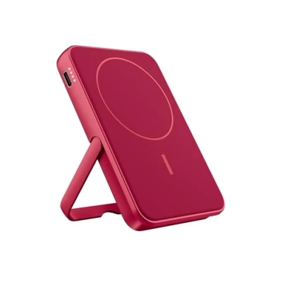Image de Fresh N Rebel Magnet Qi Powerbnk 5000mah Berryred 2pbm5000br