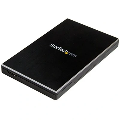 Afbeelding van StarTech.com USB 3.1 (10 Gbps) behuizing voor 2,5 inch SATA III harde schijf draagbare externe HDD/SSD aluminium (S251BMU313)