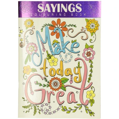 Afbeelding van Kleurboek Sayings Schoencadeau Sint tip Kerst
