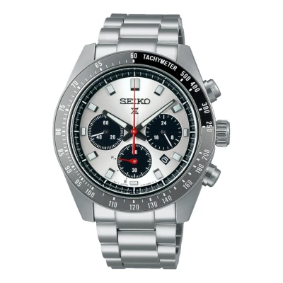 Afbeelding van Seiko heren Prospex Solar horloge SSC911P1 in de kleur Zilver