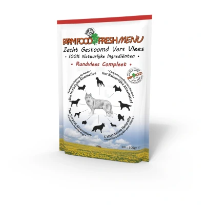 Afbeelding van Farm Food Fresh Menu 300 g Hondenvoer Rundvlees
