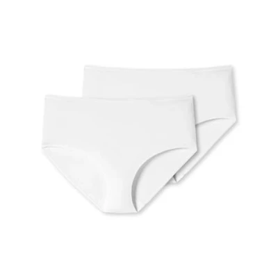 Afbeelding van Schiesser 2PACK MIDI SLIP Organic Cotton 95/5 Slip, Dames, Maat: 36, Weiß