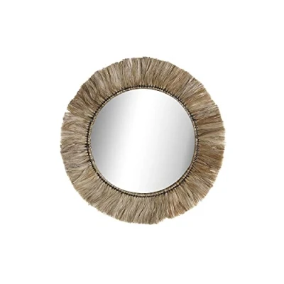 Afbeelding van Wandspiegel DKD Home Decor Kristal Natuurlijk Jute (52 x 3 52 cm)