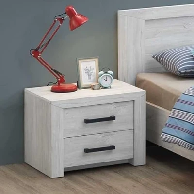 Afbeelding van Emob Nachtkastje Wit 58cm