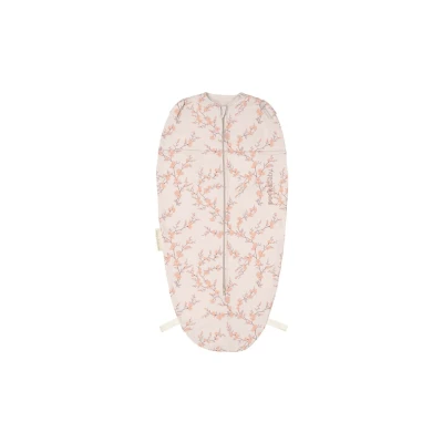 Afbeelding van Puckababy Mini Inbakerslaapzakje baby (3 6m) Blossom Katoen TOG 0.5 Zomerslaapzak