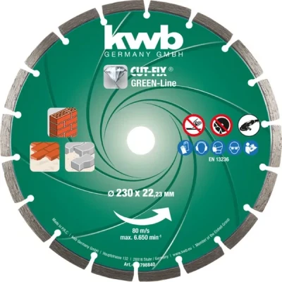 Afbeelding van KWB Diamant Slijpschijf 230mm Green Line