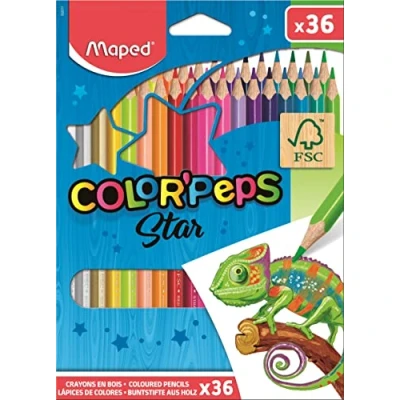 Image de Pochette de 36 crayons couleur MAPED color peps