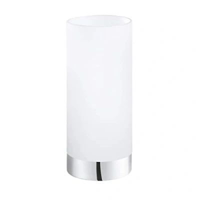 Afbeelding van EGLO Damasco 1 Tafellamp Lichts Ø100mm. Chroom Wit