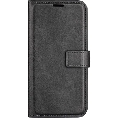 Afbeelding van Casecentive Leren Wallet case met sluiting iPhone 15 Pro zwart