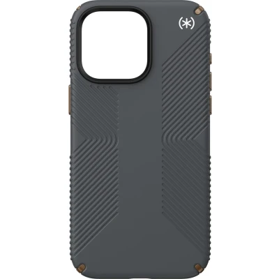 Afbeelding van Speck Presidio2 Grip Apple iPhone 15 Pro Max Charcoal Grey with Microban