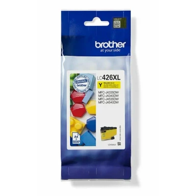 Afbeelding van Brother LC 426XLY Inktcartridge Geel Hoge capaciteit
