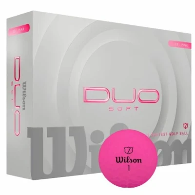 Afbeelding van Wilson Staff Duo Soft Golfballen Pink 2025