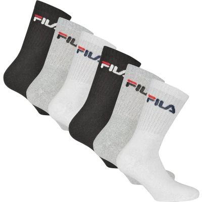 Afbeelding van Fila Sokken, Maat: 43 46, White black light grey