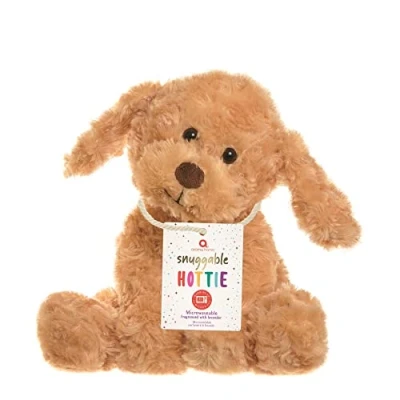 Afbeelding van Aroma Home Snuggable Hottie Fluffy Dog Kersenpitkussen