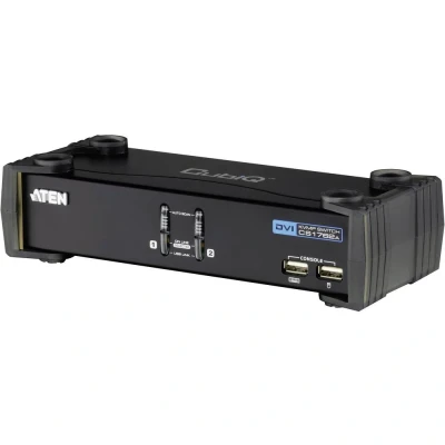 Afbeelding van ATEN CS1762A AT G KVM switch 2 poorten DVI USB 1920 x 1200 Pixel