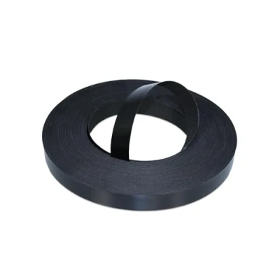 Afbeelding van WoodPress® 22 mm, matzwart, melamine, kantenband van voorgelijmd fineer, rol 50 m, om te strijken